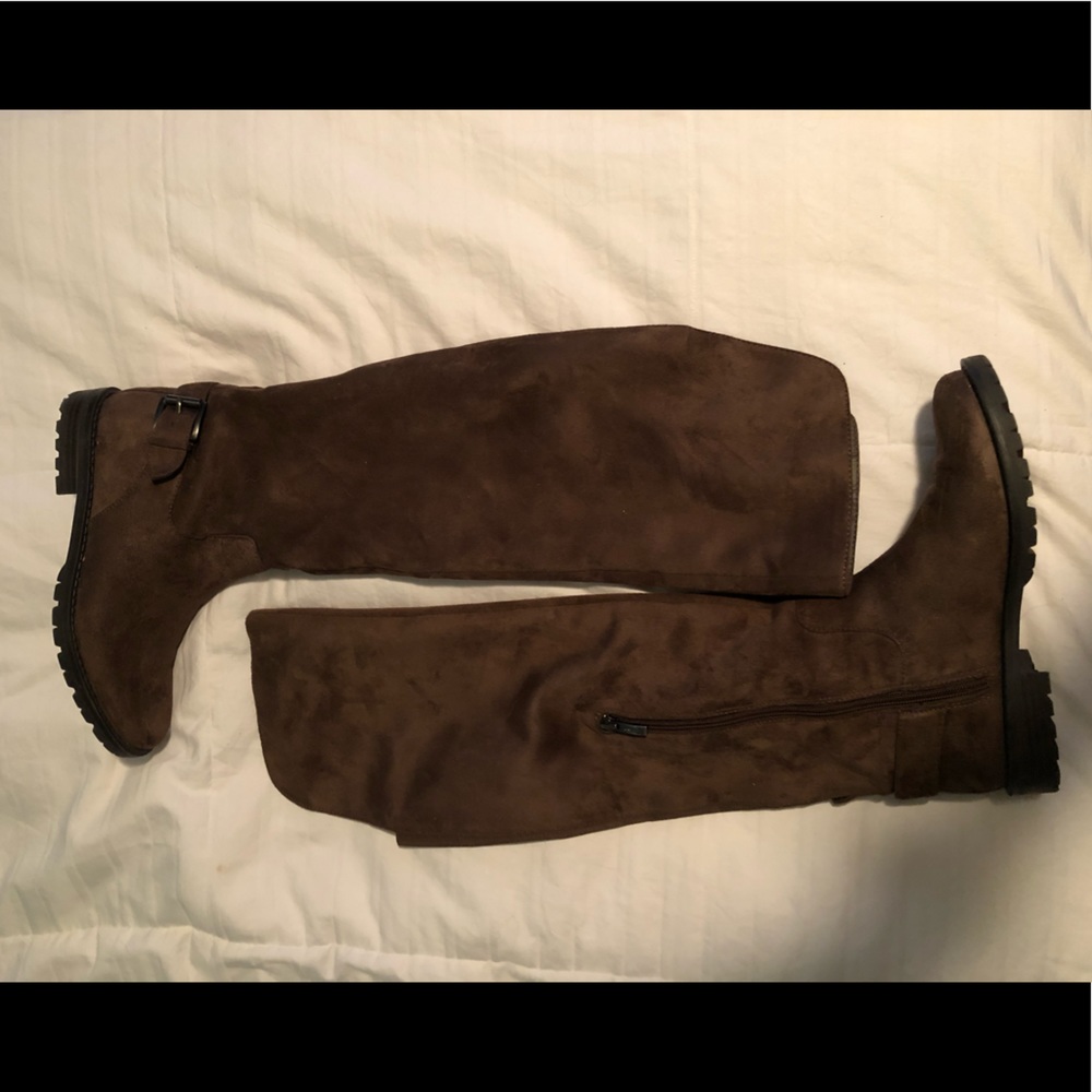 BASS Faux suede knee-High boots